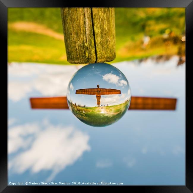 The Angel of the North. Framed Print by Dariusz Stec - Stec Studios
