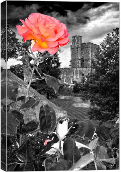 Windsor Castle home to the Queen Berkshire Canvas Print by Andy Evans Photos