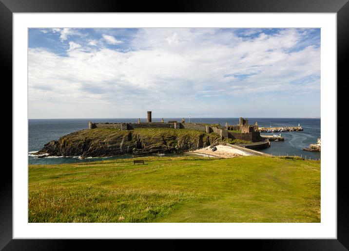 Peel Castle, Isle of Man Framed Mounted Print by Paul Smith