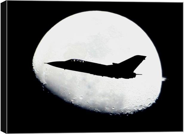Passing the Moon Canvas Print by Keith Campbell