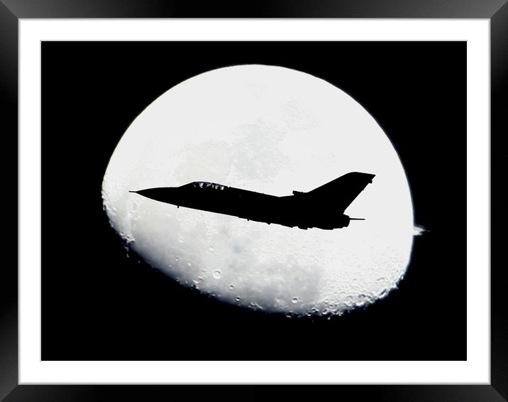 Passing the Moon Framed Mounted Print by Keith Campbell