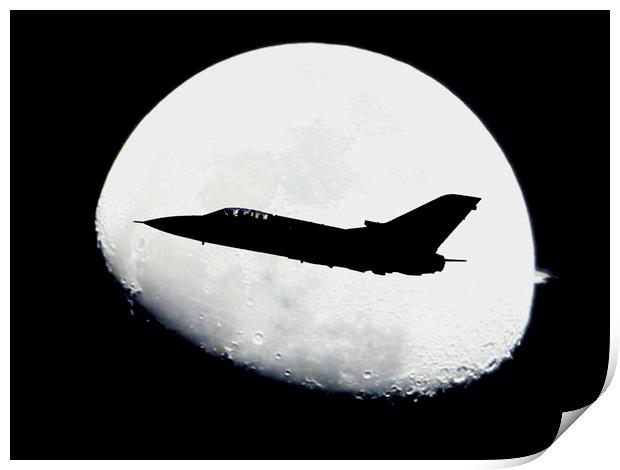 Passing the Moon Print by Keith Campbell