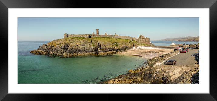 Peel Castle, Isle of Man Framed Mounted Print by Paul Smith