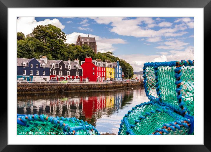 Tobermory Colours  Framed Mounted Print by Mark S Rosser