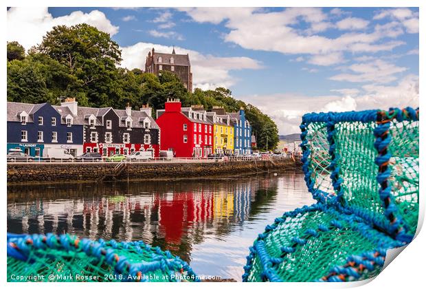 Tobermory Colours  Print by Mark S Rosser