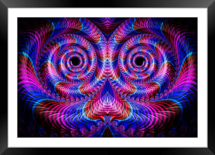 Red And Blue 2 Framed Mounted Print by Steve Purnell