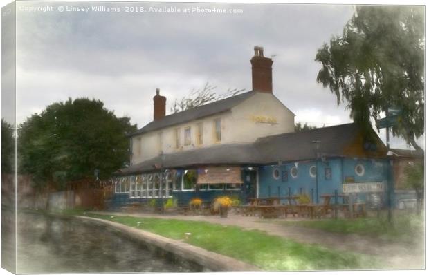 The Boat Inn, Loughborough Canvas Print by Linsey Williams