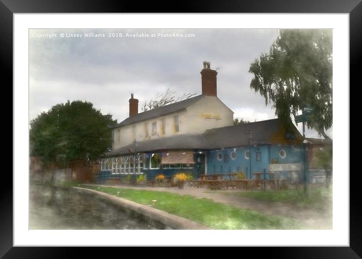 The Boat Inn, Loughborough Framed Mounted Print by Linsey Williams