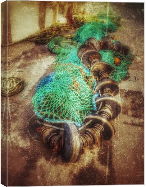 Unraveling the Catch Canvas Print by Beryl Curran