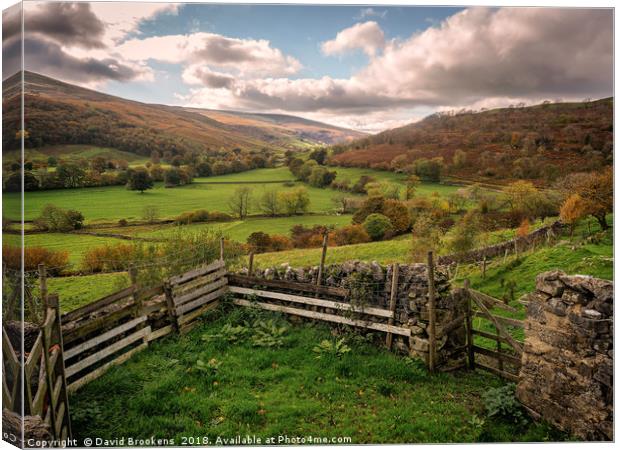 Langstrothdale Chase Canvas Print by David Brookens