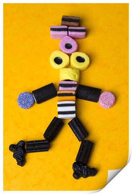 Mr Allsorts Print by David French