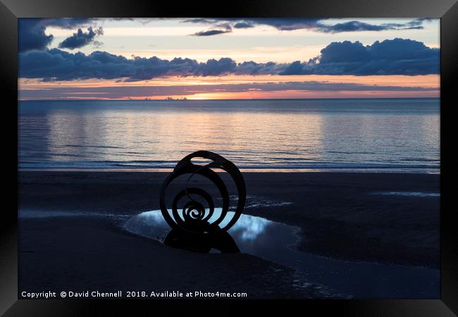 Mary's Shell Framed Print by David Chennell