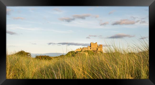 Castle through the dunes Framed Print by Naylor's Photography