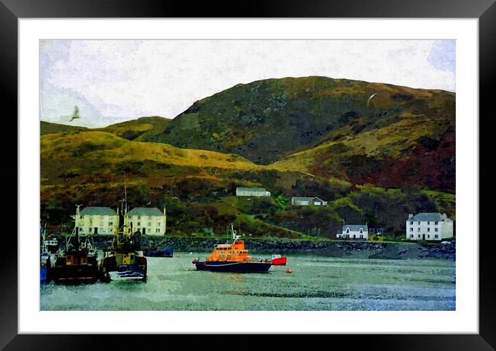 mallaig harbor 1 Framed Mounted Print by dale rys (LP)