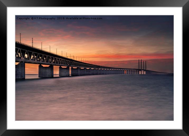 Oresund Framed Mounted Print by K7 Photography