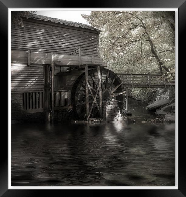 Mill Wheel Framed Print by Darryl Brooks