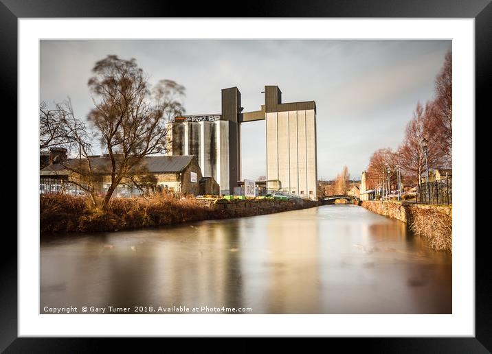 Sugden's Old Flour Mill Tower Framed Mounted Print by Gary Turner