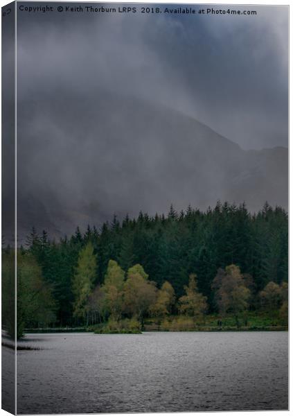Glencoe Lochan Weather Canvas Print by Keith Thorburn EFIAP/b