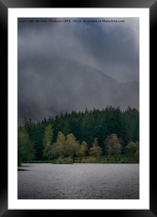 Glencoe Lochan Weather Framed Mounted Print by Keith Thorburn EFIAP/b