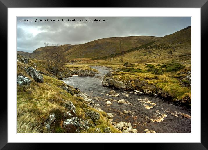 Strathdearn Framed Mounted Print by Jamie Green