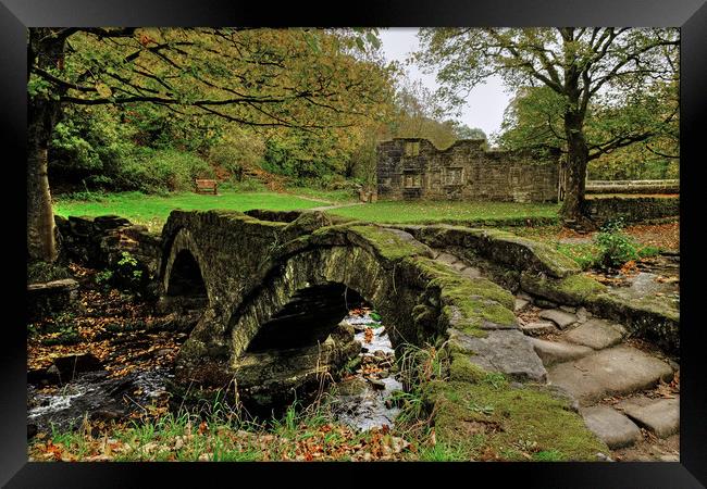 Wycoller Lancashire Framed Print by Diana Mower