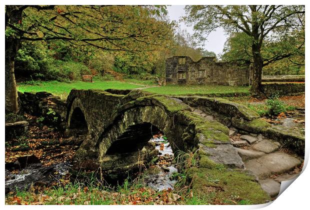 Wycoller Lancashire Print by Diana Mower