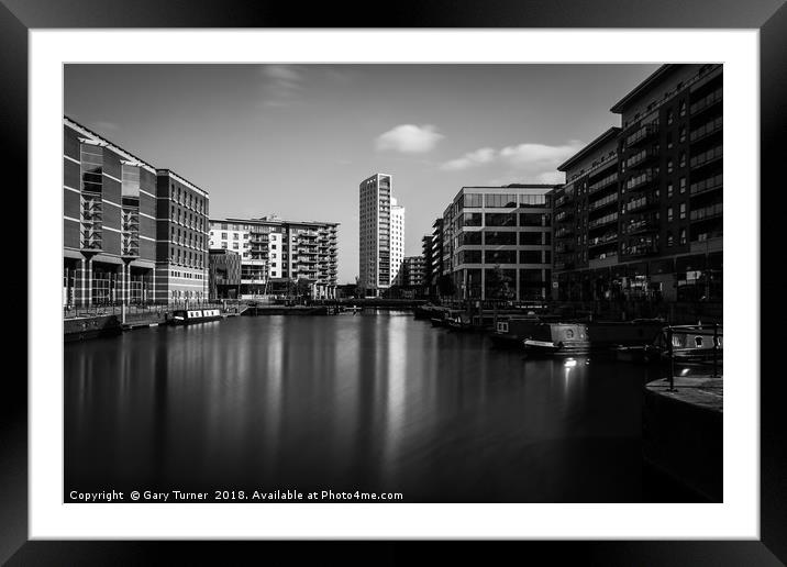 Clarence Dock Framed Mounted Print by Gary Turner