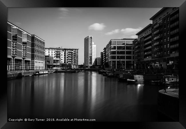 Clarence Dock Framed Print by Gary Turner