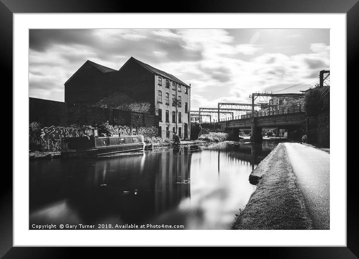 Mill on the Canal Framed Mounted Print by Gary Turner