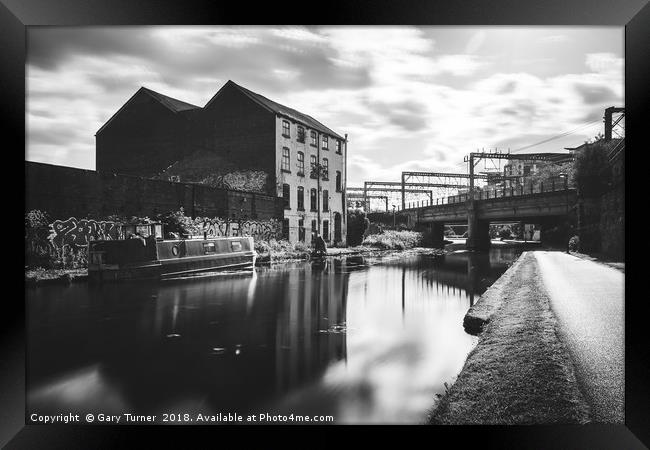 Mill on the Canal Framed Print by Gary Turner