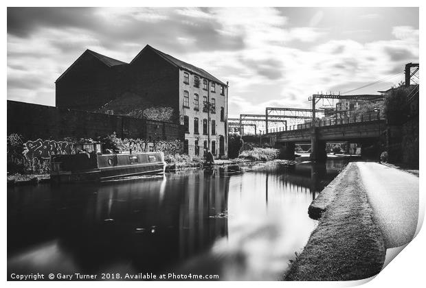Mill on the Canal Print by Gary Turner
