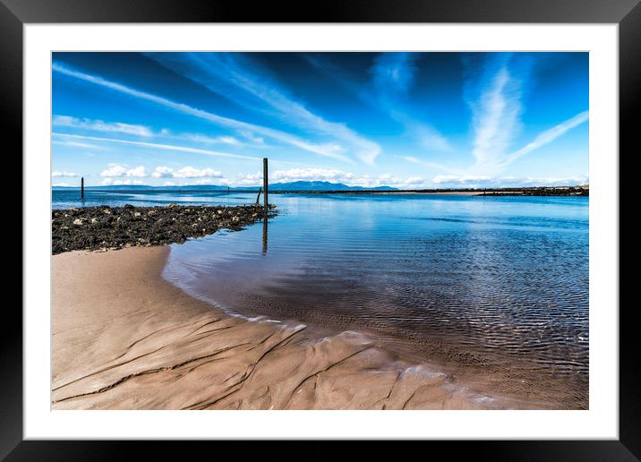 Irvine Beach Framed Mounted Print by Valerie Paterson