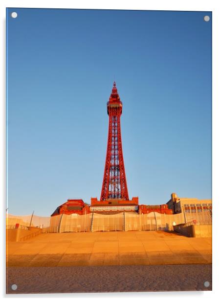 Blackpool Tower    Acrylic by Victor Burnside