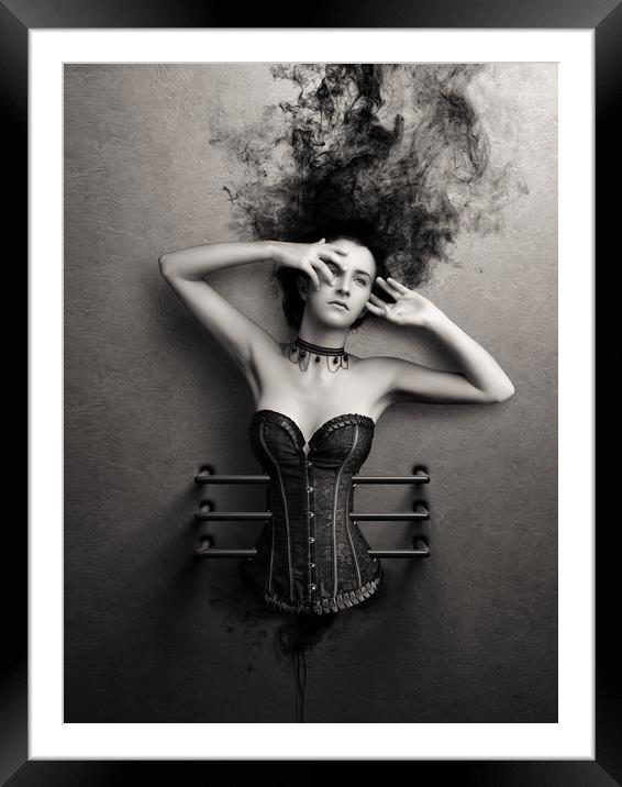 Trapped Framed Mounted Print by Johan Swanepoel