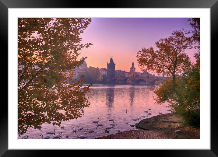 Prague Sunrise Framed Mounted Print by Ceri Jones