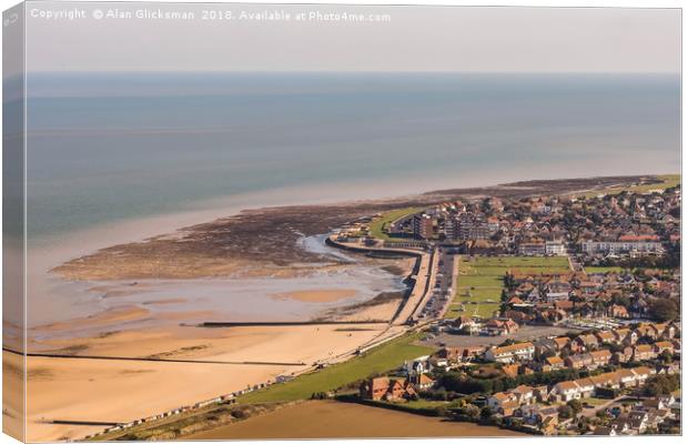 North Kent from the air Canvas Print by Alan Glicksman