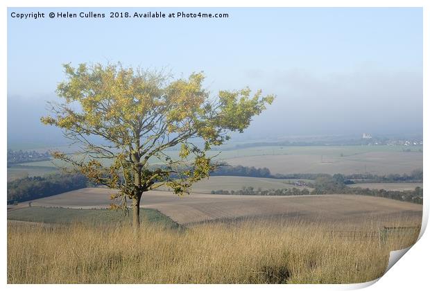 Mist over the Vale of Aylesbury                    Print by Helen Cullens