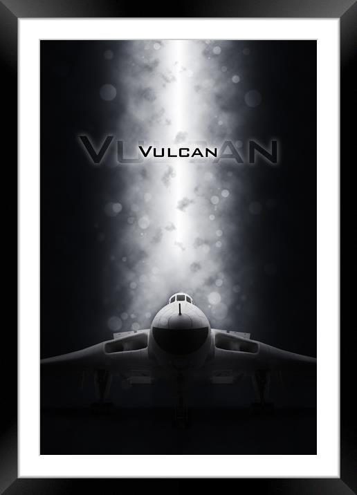 Avro Vulcan Framed Mounted Print by J Biggadike