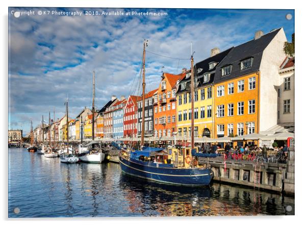 Nyhavn,Copenhagen,Denmark Acrylic by K7 Photography
