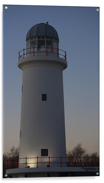 Preston Lighthouse Acrylic by Peter Elliott 
