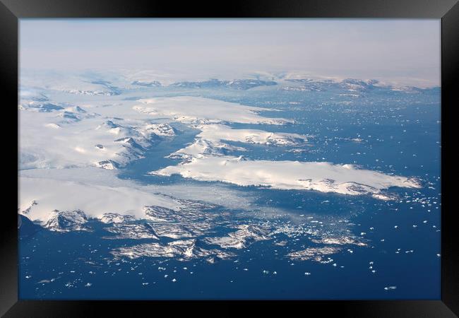 Greenland Coast Framed Print by Mary Lane