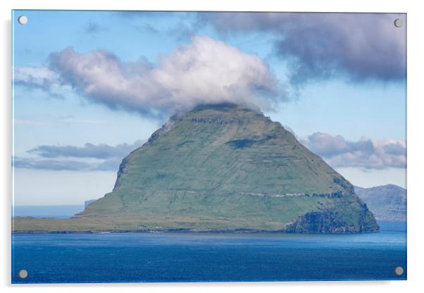 Koltur Faroe Islands Acrylic by Mary Lane