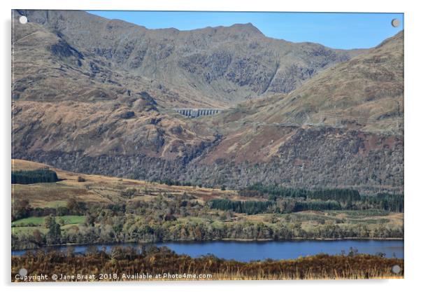 The Cruachan Dam Acrylic by Jane Braat