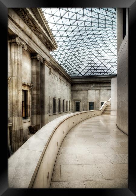The Great Court, British Museum Framed Print by Andrew Scoggins