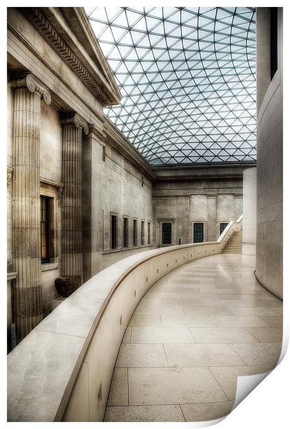 The Great Court, British Museum Print by Andrew Scoggins