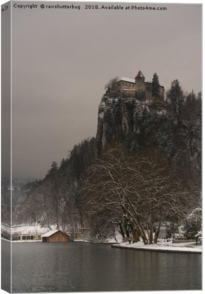 Bled Castle Canvas Print by rawshutterbug 