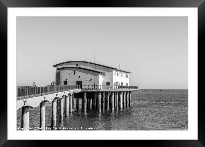 RNLI Barrow Lifeboat Station Framed Mounted Print by Robin Lee
