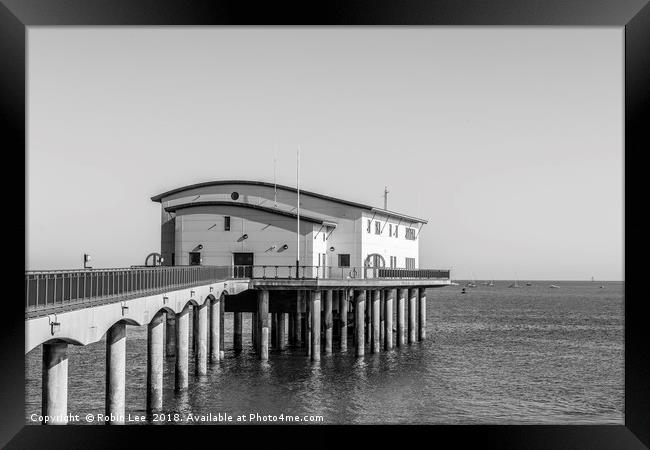 RNLI Barrow Lifeboat Station Framed Print by Robin Lee