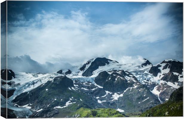 The Swiss Alps #3 Canvas Print by Sean Wareing