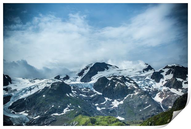 The Swiss Alps #3 Print by Sean Wareing